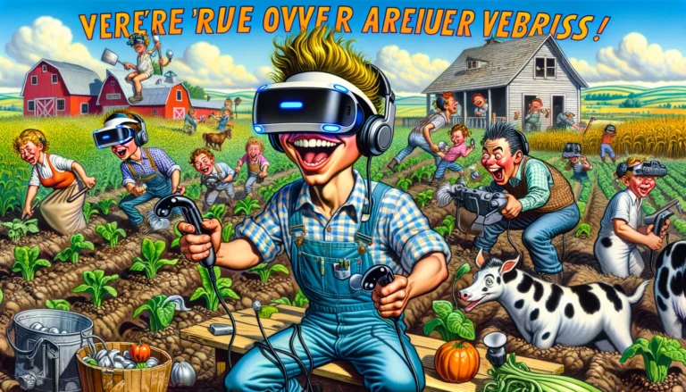 Virtual Reality Farming – Farmer & Cowboy