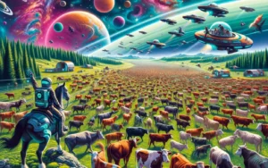 Planet Of Cattle Worth ,000,000,000,000,000,000 Discovered by Interstellar Cowboys