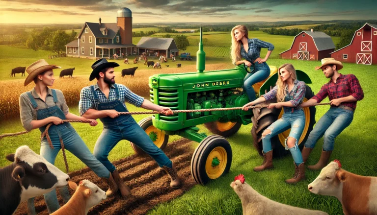 Family Feud: Epic Battle Over Grandpa’s Tractor!