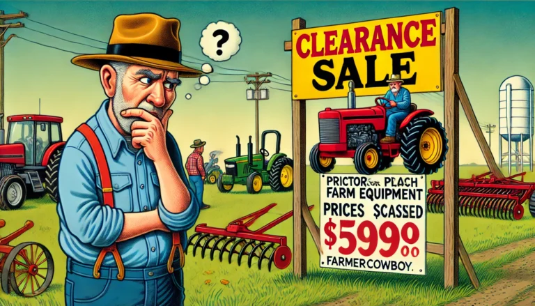 Lower Farm Equipment Prices – Farmer & Cowboy