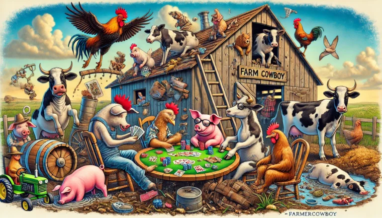 The Farm Animal Antics – Farmer & Cowboy