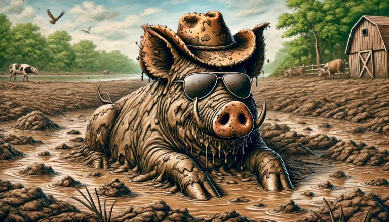 Happy as a Pig in Mud