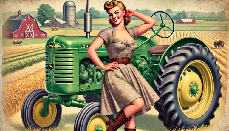 Farmer Trades Vintage John Deere Calendar