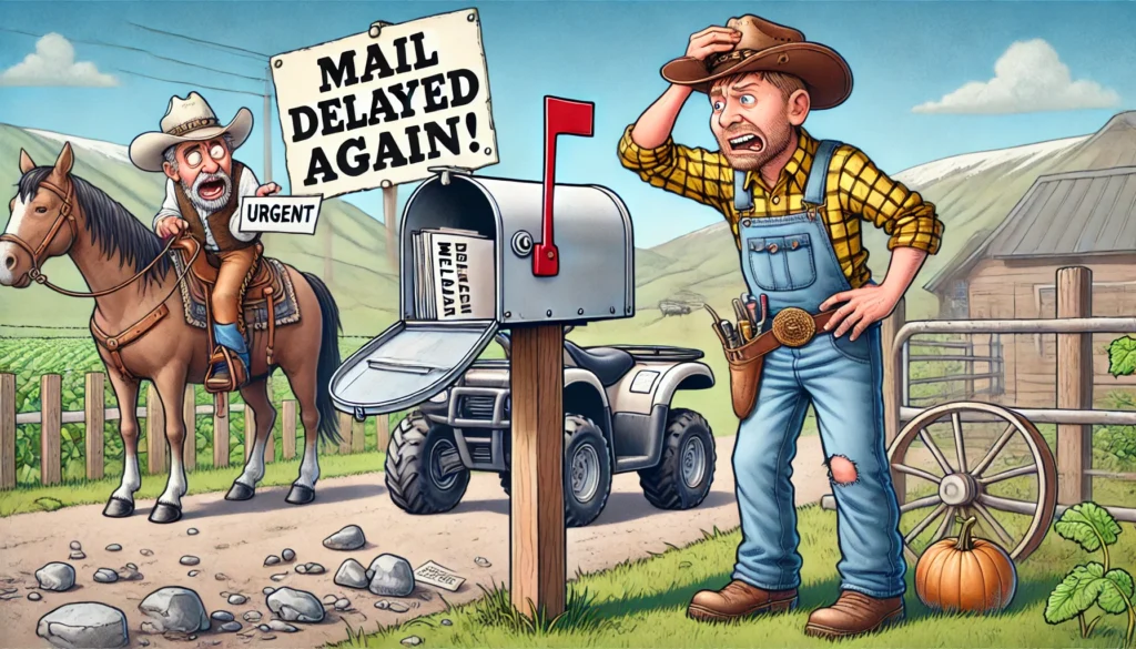 Post Office Ditching Farm Mail