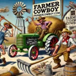 Retro Farming – Farmer & Cowboy