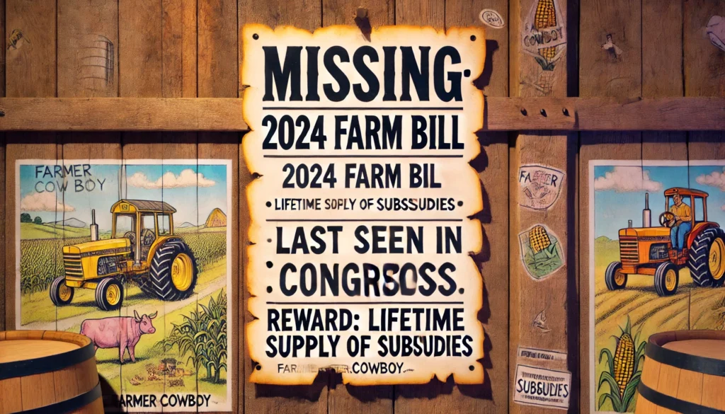 The 2024 Farm Bill: Still Missing—Have You Seen This Legislation?