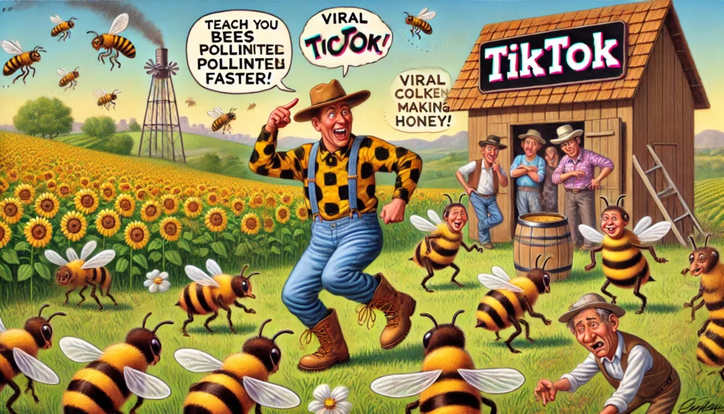 Beekeeper Attempts to Teach Bees to Pollinate Faster