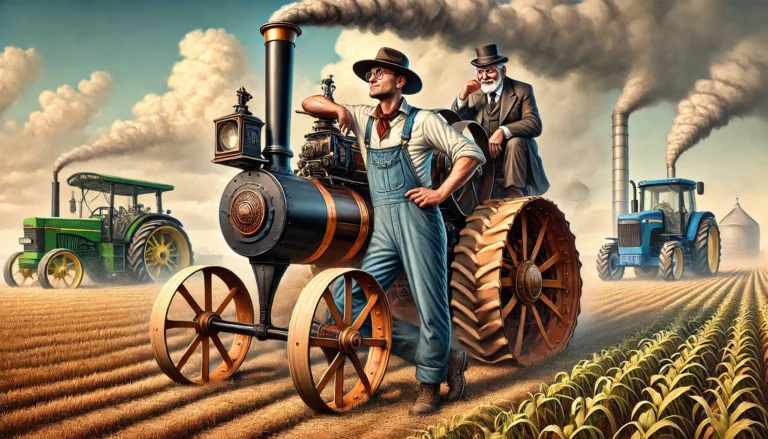 Farmers Returning to Steam Powered Equiptment