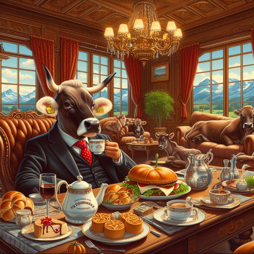 The Bovine Bourgeoisie: Inside the Luxurious Lives of Brown Swiss Cows