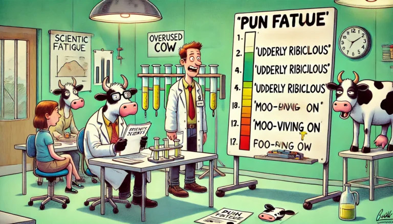 Scientists Warn: Excessive Milking of Cow Jokes May Lead to Pun Fatigue