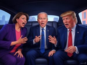 Biden, Trump, and Klobuchar’s Limo Diplomacy