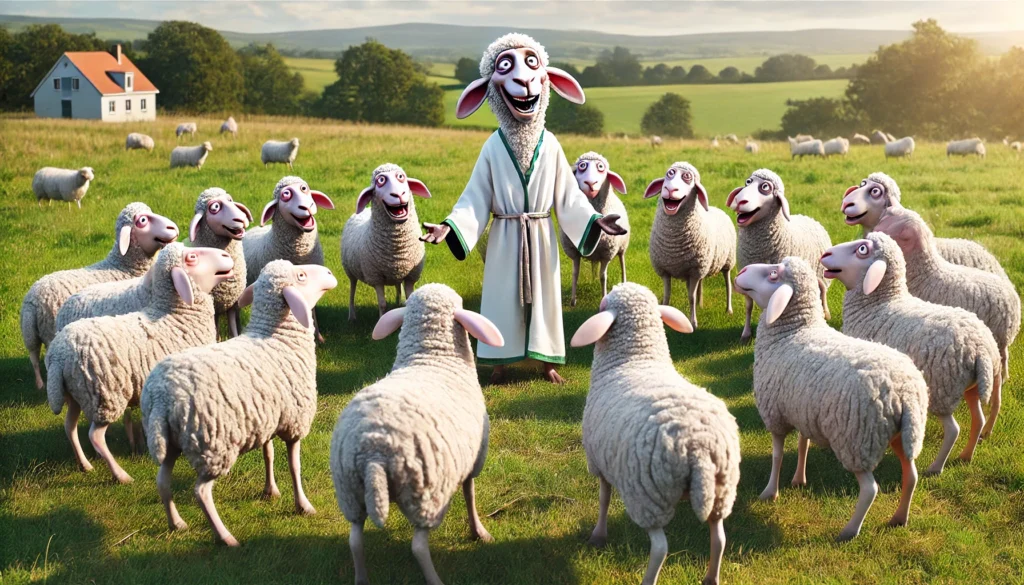 Sheep Admit to Being Part of a Cult Sheep Admit to Being Part of a Cult